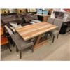 Image 1 : New Wood Dining Table with 4 Chairs