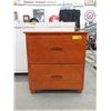 Image 1 : New 2 Drawer Wood Nightstand