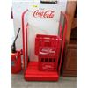 Image 1 : Vintage Metal Coca-Cola Rolling Stand & 2 Crates