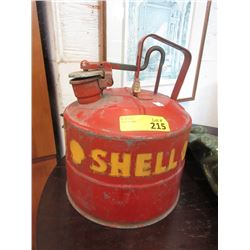 Vintage Metal 'SHELL" 2 Gallon Safety-Can