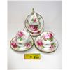 Image 1 : 3 Royal Albert Fine Bone China Luncheon Sets