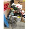Image 1 : 15" Bronze Statue & Box of Collectibles