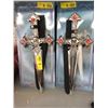 Image 1 : 2 New 16" Stainless Steel Daggers