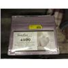 Image 1 : New Double 4 Piece Polyester Sheet Set - Lavender