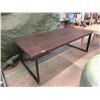 Image 1 : moes New Wood Top Dining Table w/ Metal Frame