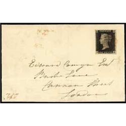 1840 1d PLATE 1, COVER