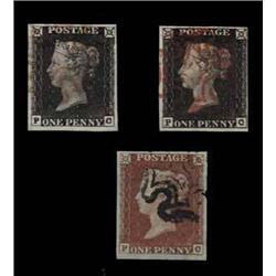 1840 1d PLATE 1, USED