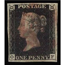 1840 1d PLATE 4, USED