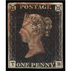 1840 1d PLATE 4, USED