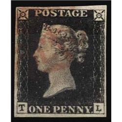 1840 1d PLATE 4, USED