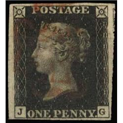 1840 1d PLATE 5, USED