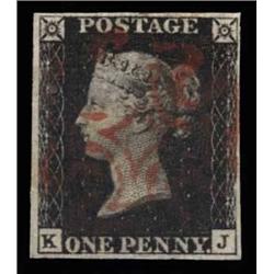 1840 1d PLATE 5, USED