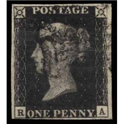 1840 1d PLATE 5, USED