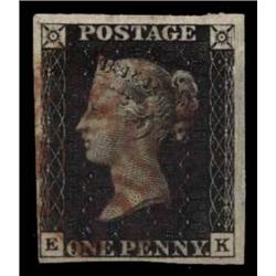 1840 1d PLATE 8, USED