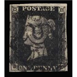 1840 1d PLATE 8, USED