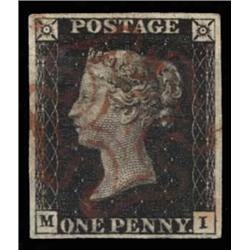 1840 1d PLATE 8, USED