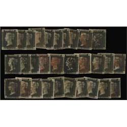 1840 1d PLATE 1, USED