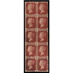 1858-79 PLATE NOS, UNUSED