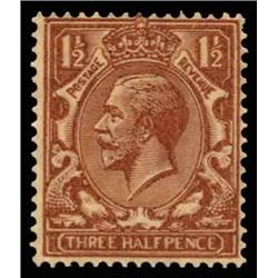 KING GEORGE V, SG420, UNUSED