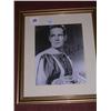 Image 1 : Charlton Heston signed B/W photo framed and glazed.