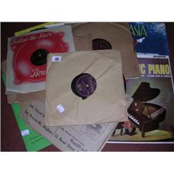 Small collection of 78 + various soundtrack Record LPs