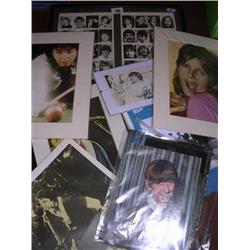 Small collection of beatles framed and unframed pictures.
