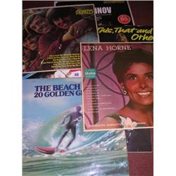 Record case of assorted LP's