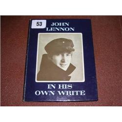 Beatles John Lennon In His Own Write book copyright by John Lennon 1964 cover photo by Robert Freema