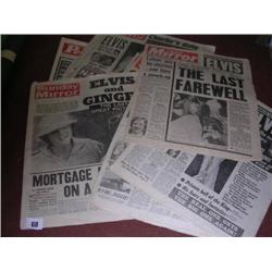 A collection of Elvis Presley newpaper testimonials from 1977.