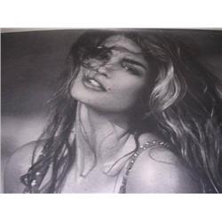 2 large b/w posters of Cindy Crawford