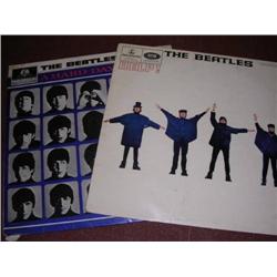 2 Beatles LP Records Hard Days Night + Help both Ist pressings mono vg/vg. vg/vg.