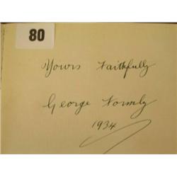 Autograph Book 1932-34 with various entertainment and Big Band leaders autographs inc George Formby,