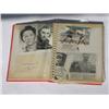Image 1 : Album containing various Autographed photographs to include Buster Keton and Flora Robson.
