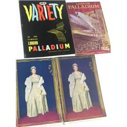 Collection of 5 London Palladium Programmes featuring American Comedians inc Jack Benny 1950, Bob Ho