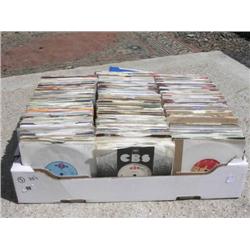 Collection of approx 450 1970’s 7” Vinyl Records some DEMOS inc David Bowie, Rolling Stones, ABBA, E