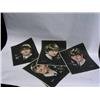 Beatles. Four vintage coloured posters copyright 1964 John,Paul,George and Ringo in mint condition