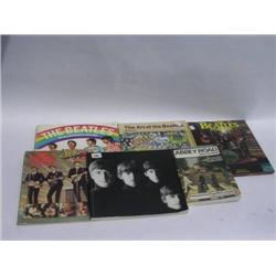 The Beatles. Six various books hard and soft covers