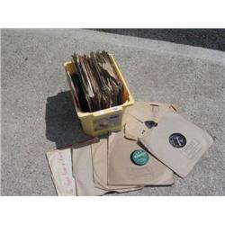 A collection of over 50 + 78 rpm Records to inc Elvis Presley, Jerry Lee Lewis, Gene Vincent, The Te