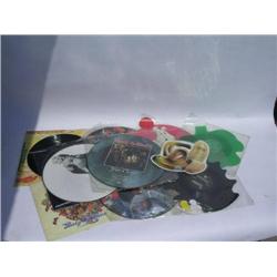 Assortment of 12" picture discs to inc Madonna, Iron Maiden, Pink floyd, Ect various condition.