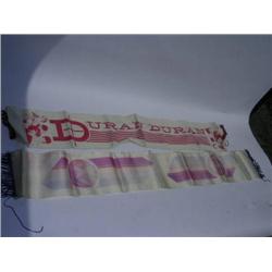 Abba North American and European Tour 1979 silk scarf plus Duran Duran scarf