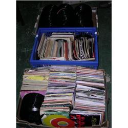 Large quantity of Single Records various artists