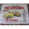 Two Motor Racing related Cinema Posters The Love Bug UK Disney Quad Cinema Poster 1968 Good (stain t