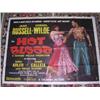 Rare Hot Blood Jane Russell UK Quad Cinema Poster 30”x 40” 1956 condition EX