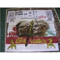 Collection of 7 Michael Caine Cinema Posters etc 1966-83 inc Deadfall UK Quad 1968 VG, The Last Vall