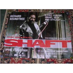 Classic Blaxploitation Cinema Posters Cleopatra Jones US 1-Sheet EX 1973 & Shaft UK Quad EX 2000 BFI