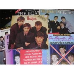 The Beatles a Record case of approx 30 various LP's many in ex condition. inc The Beatles Interviews