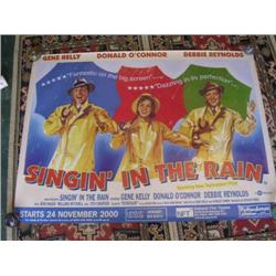 Singin’ In The Rain British Film Institute UK Quad for 2000 re-release 30”x 40” condition rolled Min