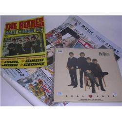 The Beatles Real Love Cd And Tape Promo Card Plus The Beatles Anthology Promo Poster The Beatles The Beatles Real Love Cd And Tape Promo Card Plus The Beatles Anthology Promo Poster The Beatles
