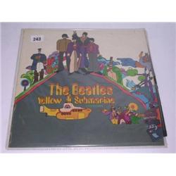 The Beatles rare LP Record "Yellow Submarine" PMC 7070 mono 1st pressing with Sold in UK credit and 