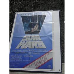 Star Wars (& Revenge of the Jedi) US 1-Sheet Movie Poster 1982 27”x 41” NB. This Poster for the 1982